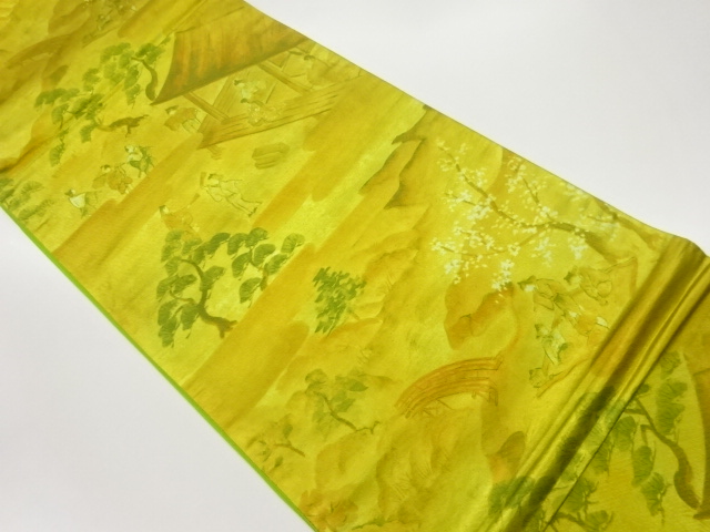 JAPANESE FUKURO OBI / PINE & EGASUMI PATTERN